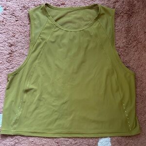 Lululemon Athletica Olive Green Tank Top